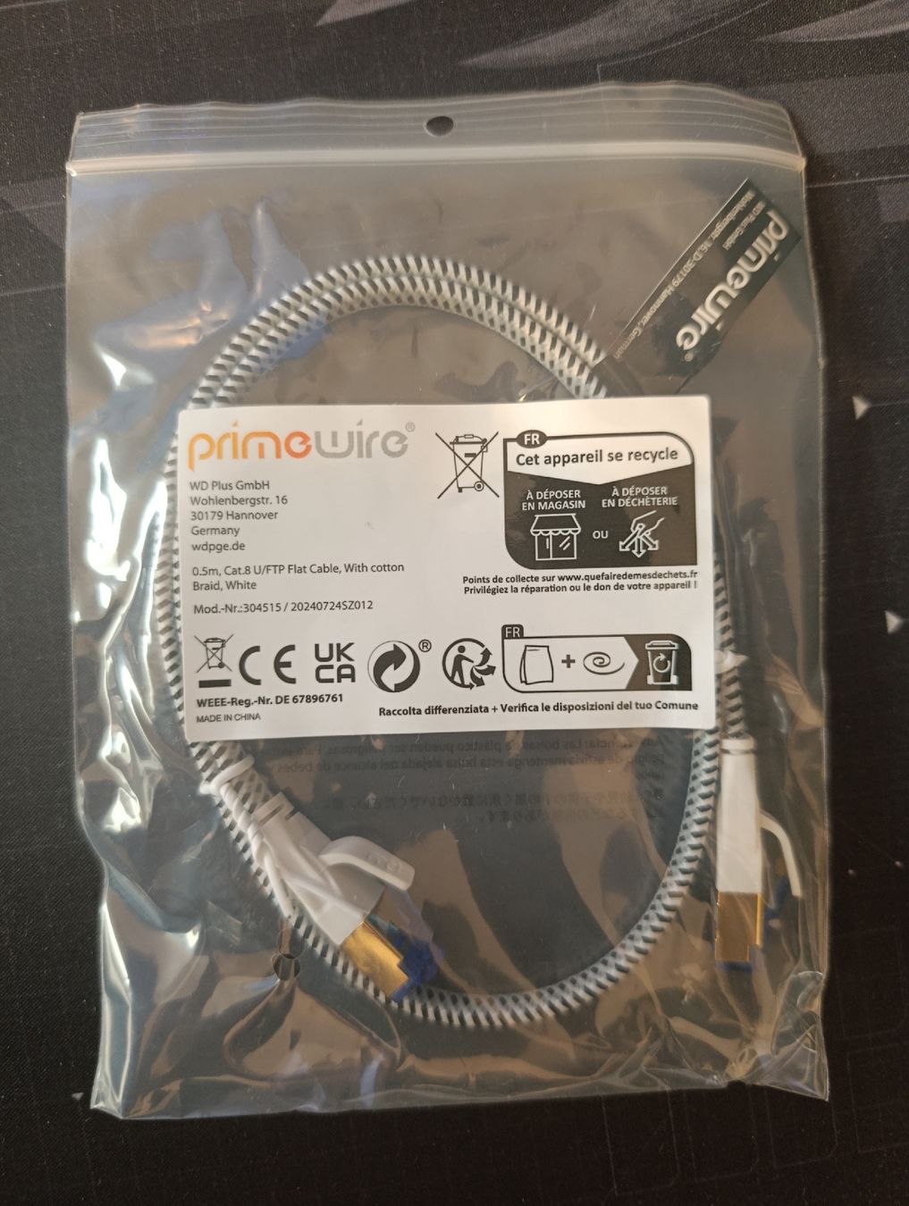 Cavi: Cat. 8 Netzwerk Kabel, Lan Kabel – Nuovo e nell'imballaggio originale da Wetzikon ZH venduto da lia_xxz6 1