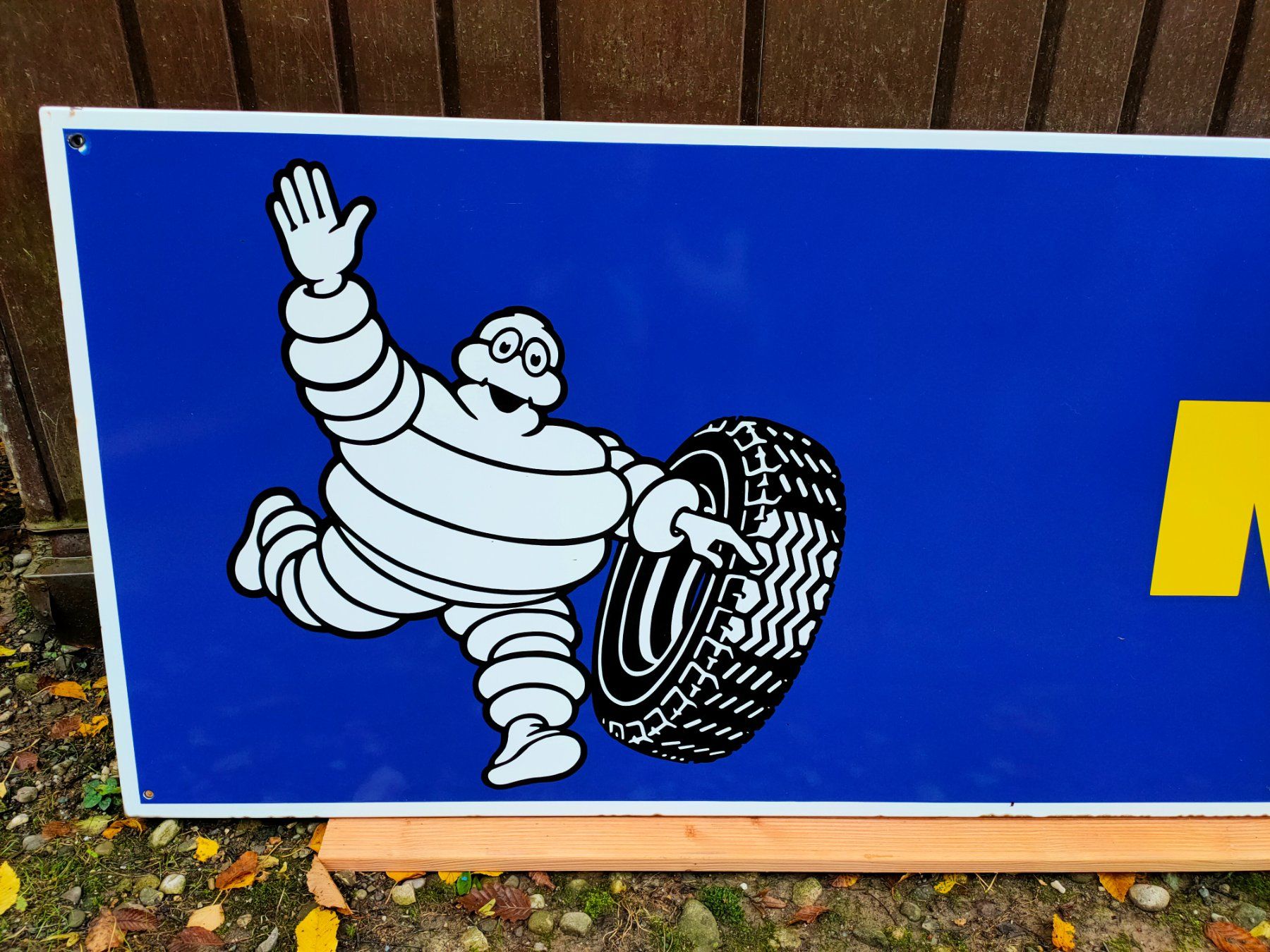 Michelin Schilder: Plaque émaillée michelin – Gebraucht aus Bretonnières von Minigab 2