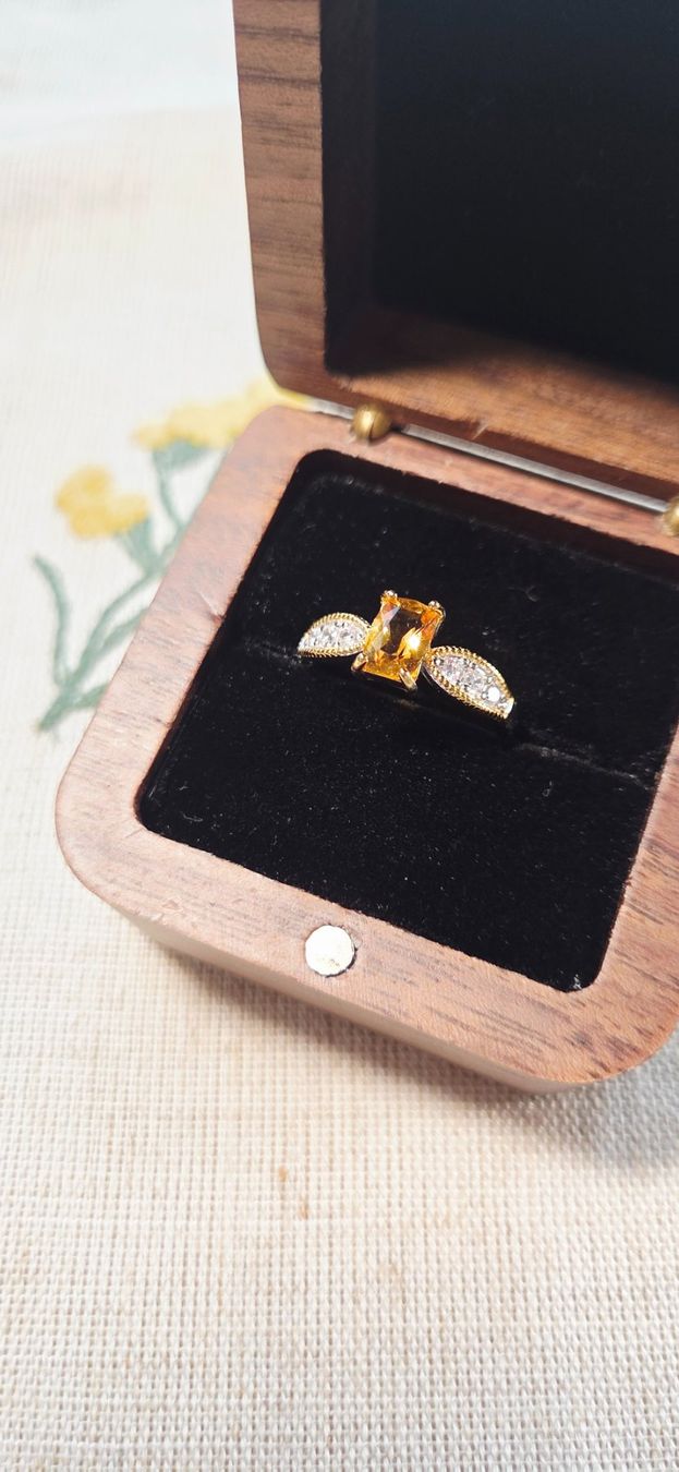 Anelli: NEW - S925 Citrine Ring (Adjustable) – Nuovo (secondo la descrizione) da Zürich venduto da cin_wcf6 2