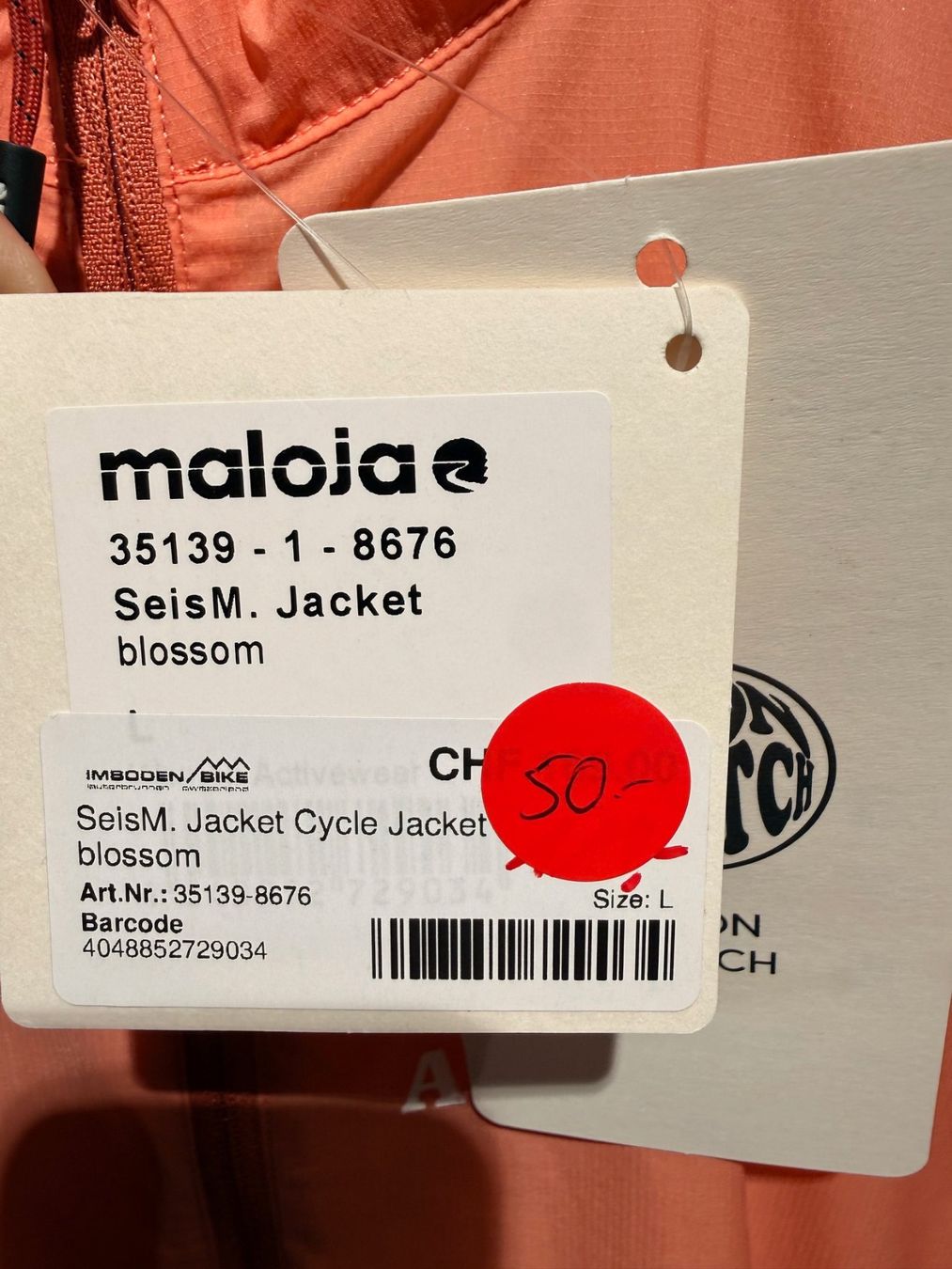Maloja Giacche: Maloja SeisM. Cycle Jacket Gr.L – Nuovo (secondo la descrizione) da Lauterbrunnen venduto da Imboden-Bike 2