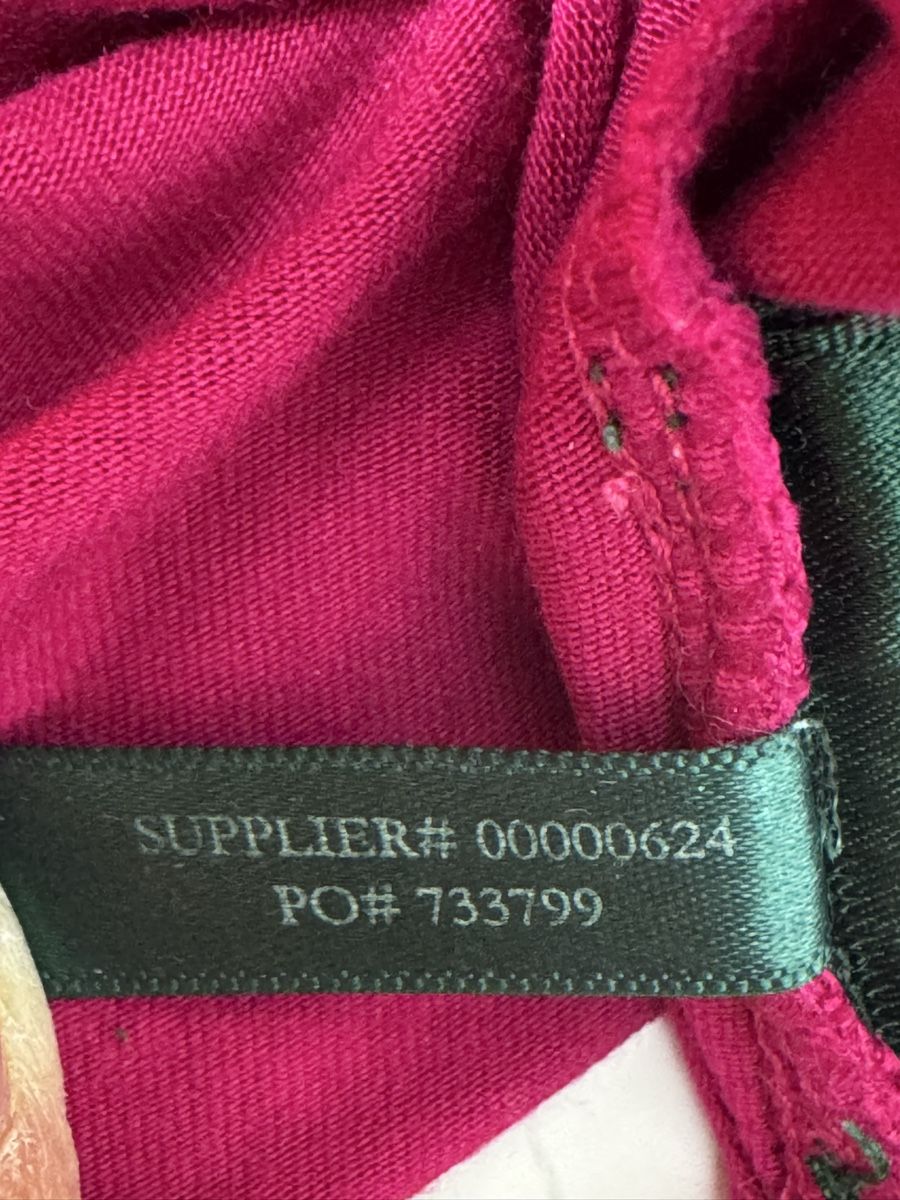 Ralph Lauren Tops: Ralph Lauren Raspberry Ruffle Top - Size S - Summer – Gebraucht aus Hurden von rac_wyf8 1