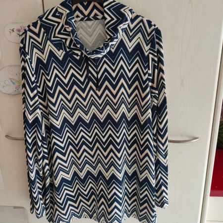 Leichtes Rabe Shirt, Gr. 48, lang Arm, Rollkragen, Fr.29.-