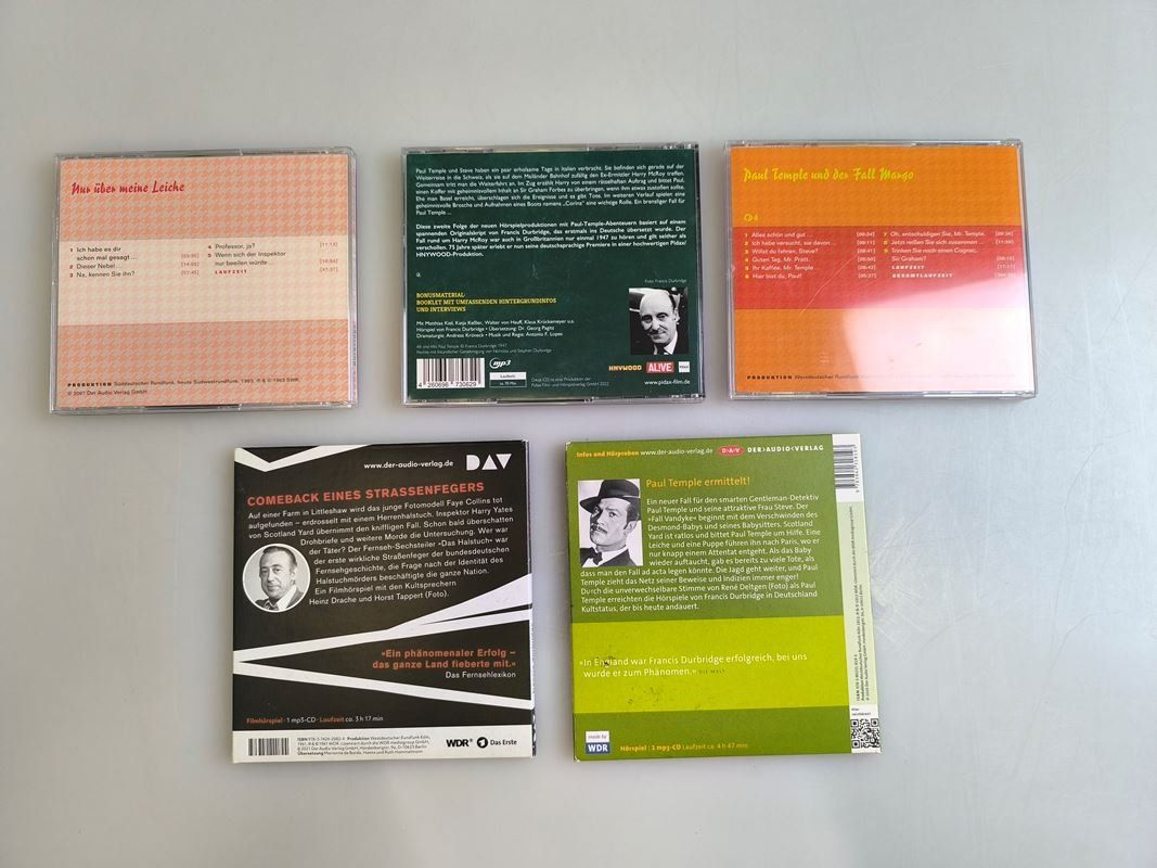 Hörbücher: FRANCIS DURBRINGE Hörbücher Set Lot – Gebraucht aus Rüti ZH von Restwert_Rueti_ZH 3