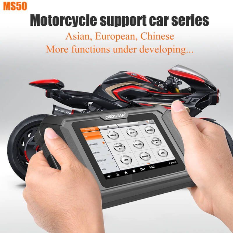 Alle Werkzeuge: Motorrad Diagnosegerät OBDSTAR MS50 Profi Diagnosegerät – Neu und originalverpackt aus Malans GR von BUYBEST-Schweiz 1
