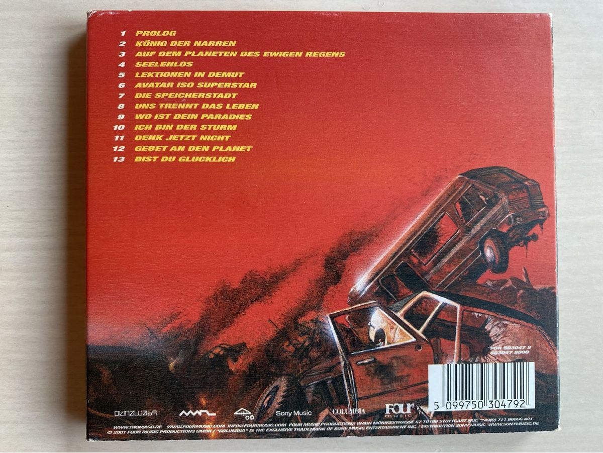 CD: Thomas D - Reflektor Falke CD Lektionen in Demut – Usato da Oberried Brienz venduto da Chyara 1