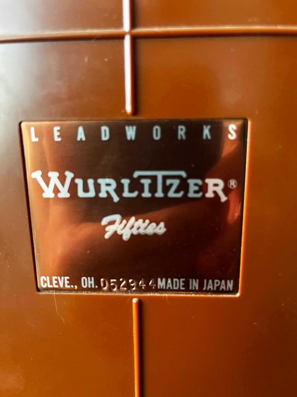 Wurlitzer Jukebox: Leadworks Wurlitzer "Fifties" Miniatur Jukebox Microkassette – Usato da Zürich venduto da Allrounders 7