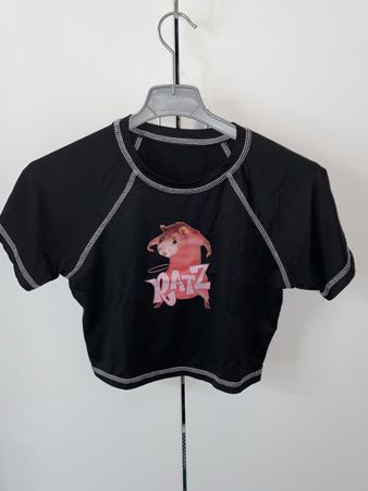 Crop Top mit Print