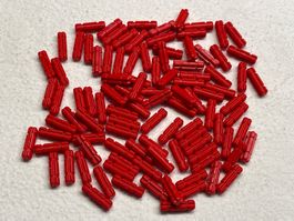 LEGO - 100 Rote Verbindungen (kreuzachsen)