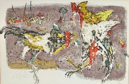 Alois CARIGIET (1902-1985) - Farblithographie signiert
