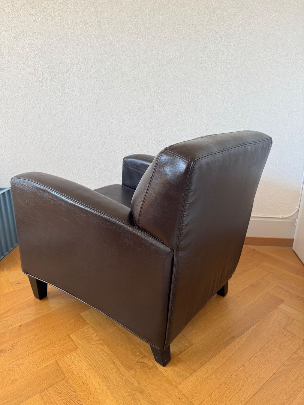 Sessel: Sessel Leder braun Kunstleder – Gebraucht aus Bern von val_f82l 1