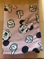 Kuscheldecke Minnie Maus rosa Grösse 110x160cm