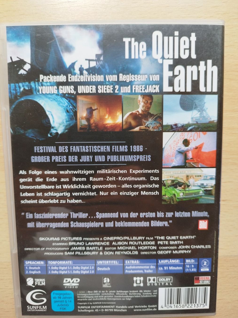 Tutti i DVDs: The Quiet Earth - DVD – Usato da Rhäzüns venduto da Badihuelsa 1