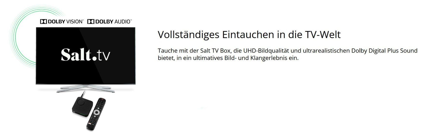 Salt Sistemi audio & multimediali: SALT Android TV Box wie neu! – Nuovo (secondo la descrizione) da Lyss venduto da Thunderway 1