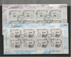 timbre 927 et 928 Kleinbogen 8 timbres SBK Fr. 60.00