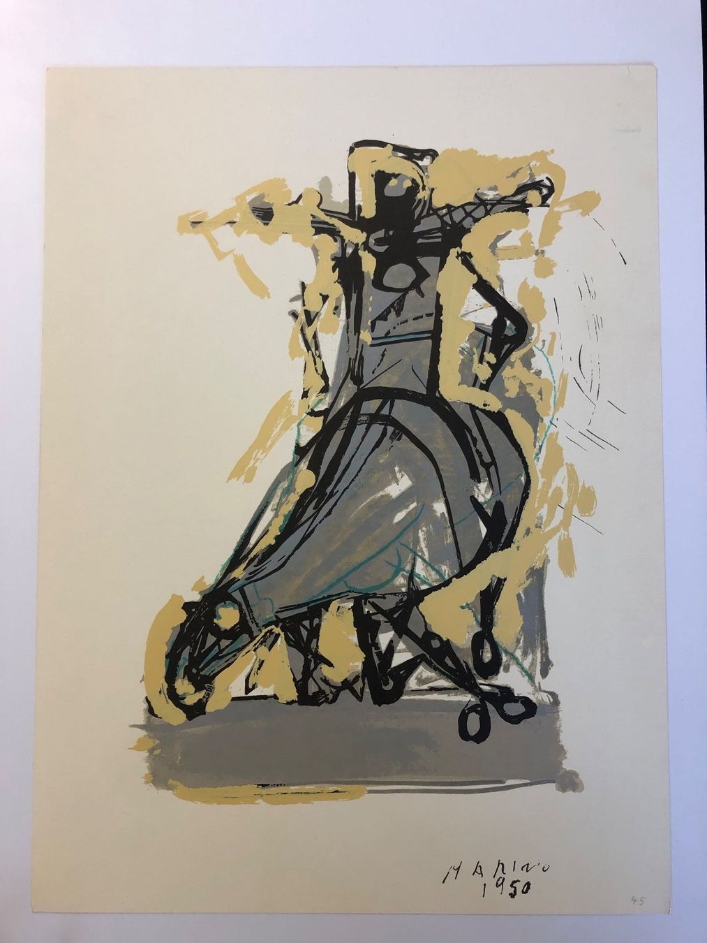 Foto & Immagini: Marino Marini Serigraphie Pferd mit Reiter – Nuovo (secondo la descrizione) da kriens venduto da bst999