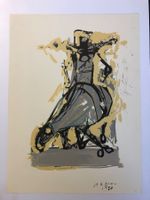 Marino Marini Serigraphie Pferd mit Reiter