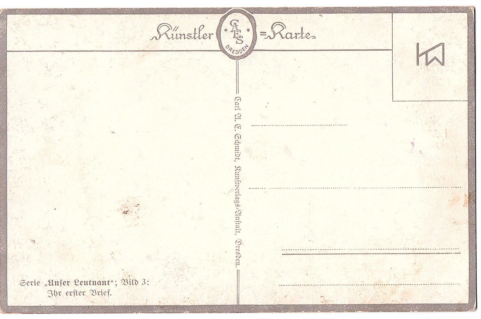Cartoline postali: Ansichtskarte Künstlerkarte 1. Weltkrieg – Usato da Mörschwil venduto da aik_x8mc 1