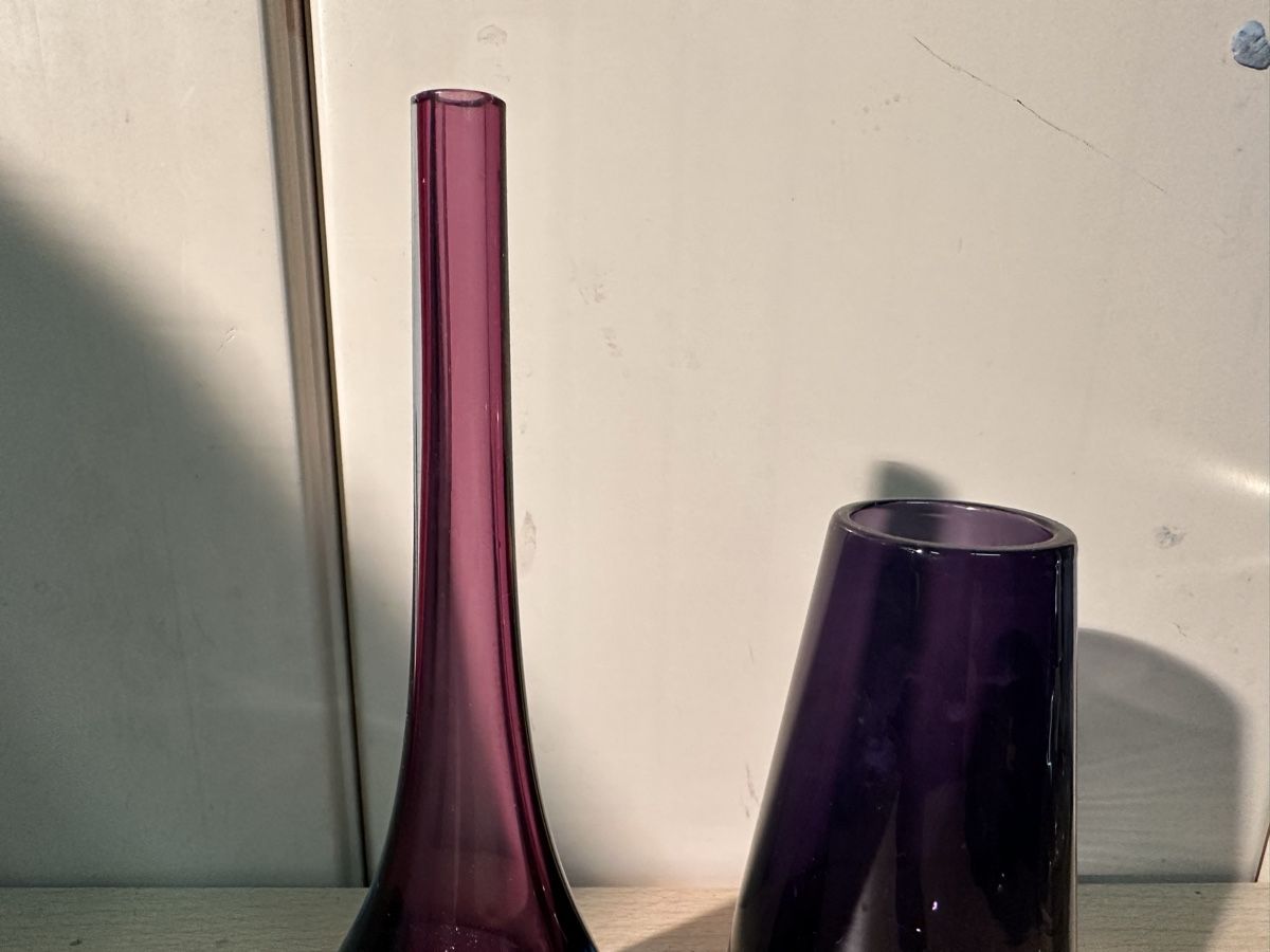 Murano Vasi & Recipienti: 2x Vases design en verre soufflé Murano – Usato da Lausanne venduto da artnouveau04 4