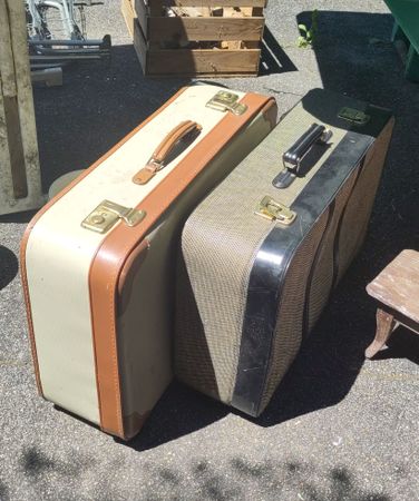 Vintage Koffer Set, 2 Stück, ideal für Deko oder Reisen