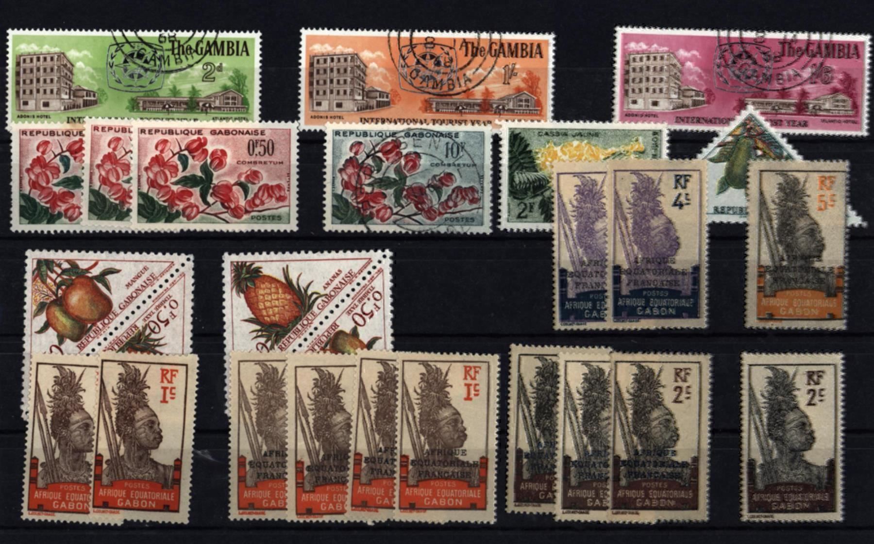 Tutti i francobolli: G A M B I A Sammlung (AX170) – Usato da Seuzach venduto da Harri19