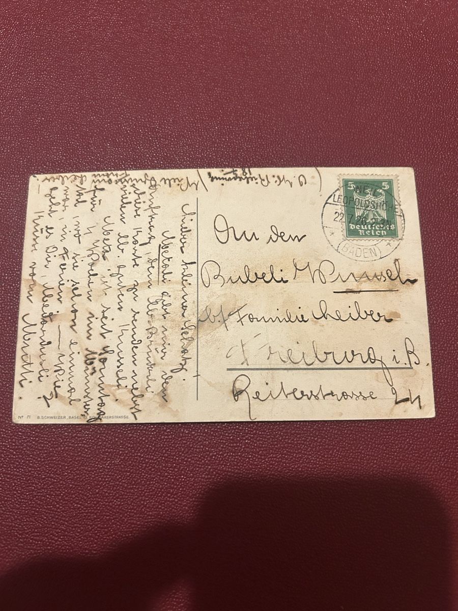 Cartoline postali: Gruss aus Basel 1926 – Usato da Breganzona venduto da Milesbo 1