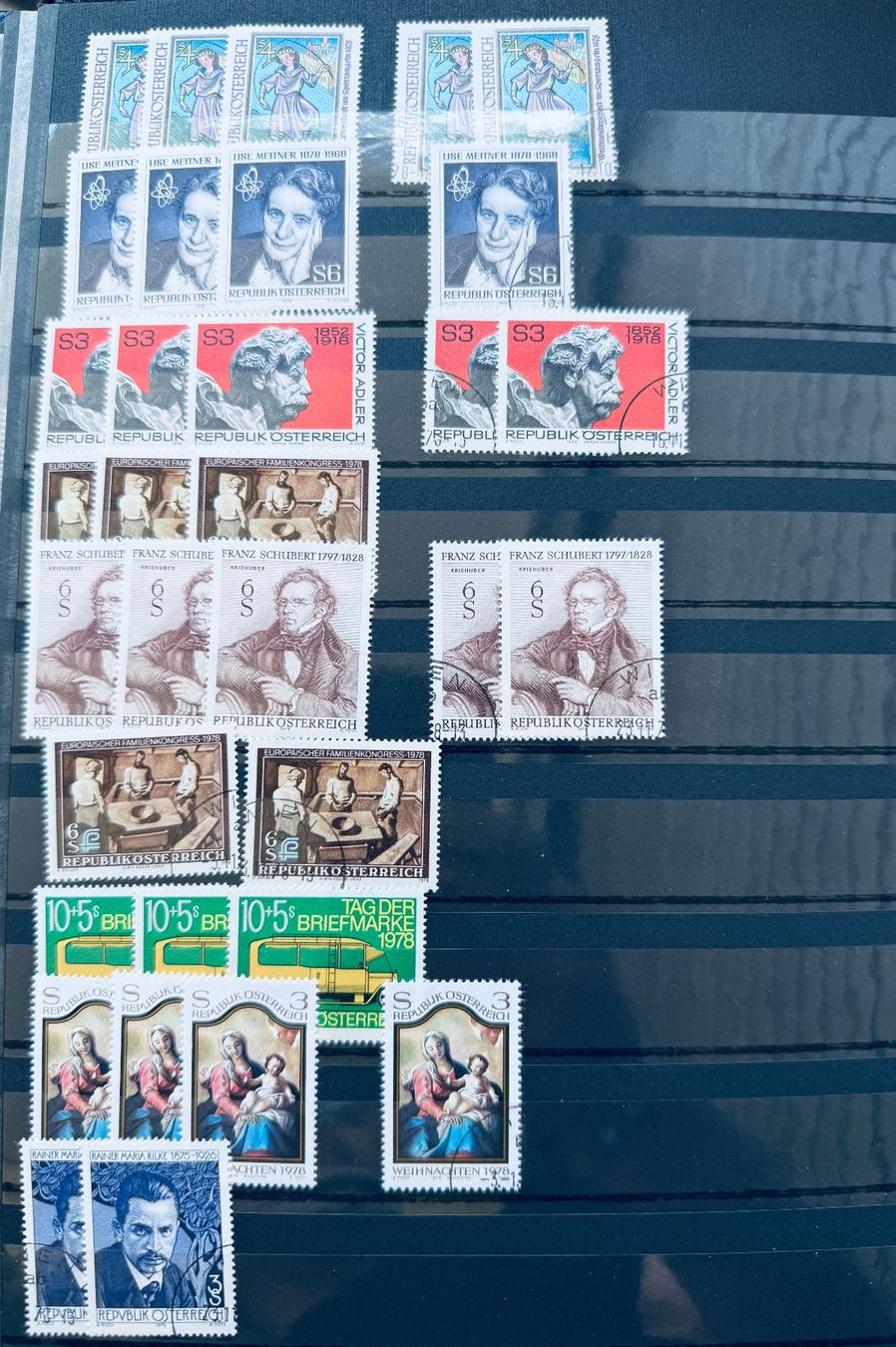 Alle Briefmarken: **Briefmarken Sammlung Republik Österreich viel Postfrisch** – Gebraucht aus Langrickenbach von MeUs74 5