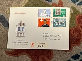 1 Erstagsbrief CH Einschreiben 1965