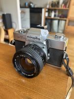 Minolta Kamera mit Zubehör