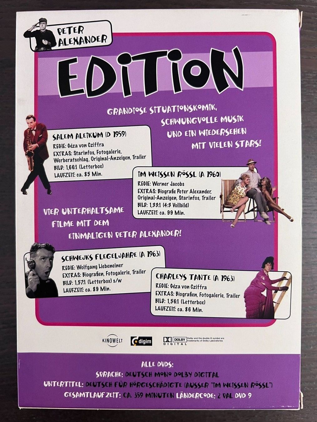Tutti i DVDs: Peter Alexander Edition – Usato da Zürich venduto da FilmFreunde 1