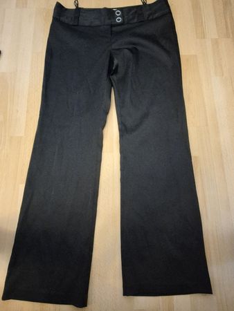 Leicht glänzende Hose Gr. 42/44 tief geschnitten