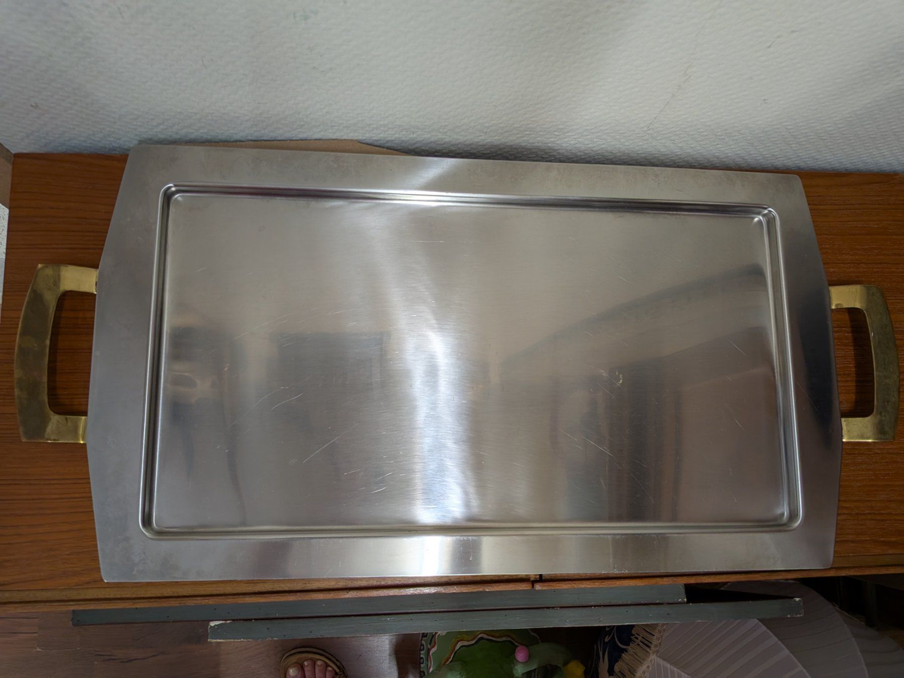 Servierplatten: Grosses Tablet Spring Inox Made in Switzerland – Gebraucht aus Emmen von magelan 1