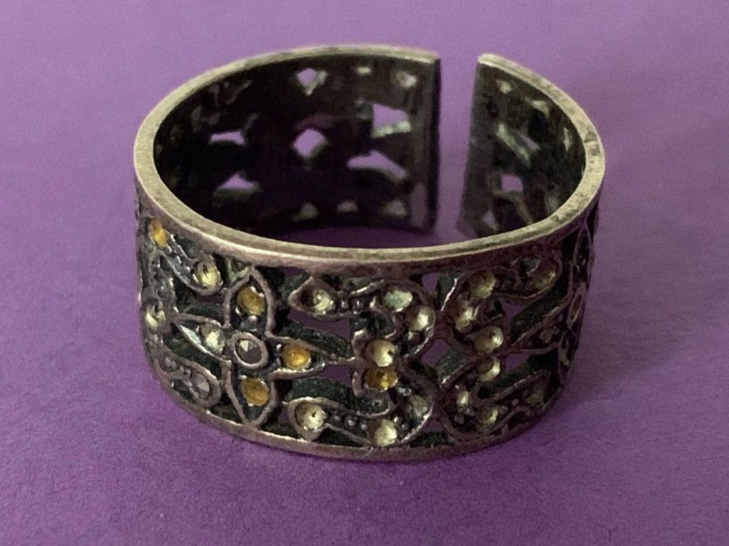 Anelli: Silberring Blumenband (57) – Usato da Dittingen venduto da Bellevista 1