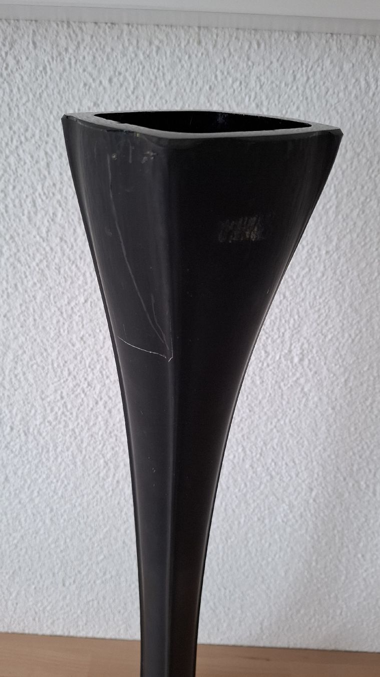 Vasen & Gefässe: Schwarze, hohe Vase, stilvoll, 72cm, – Gebraucht aus Emmen von Tigerlady 6