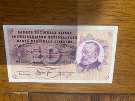Billet suisse banknoten 28.03 1963