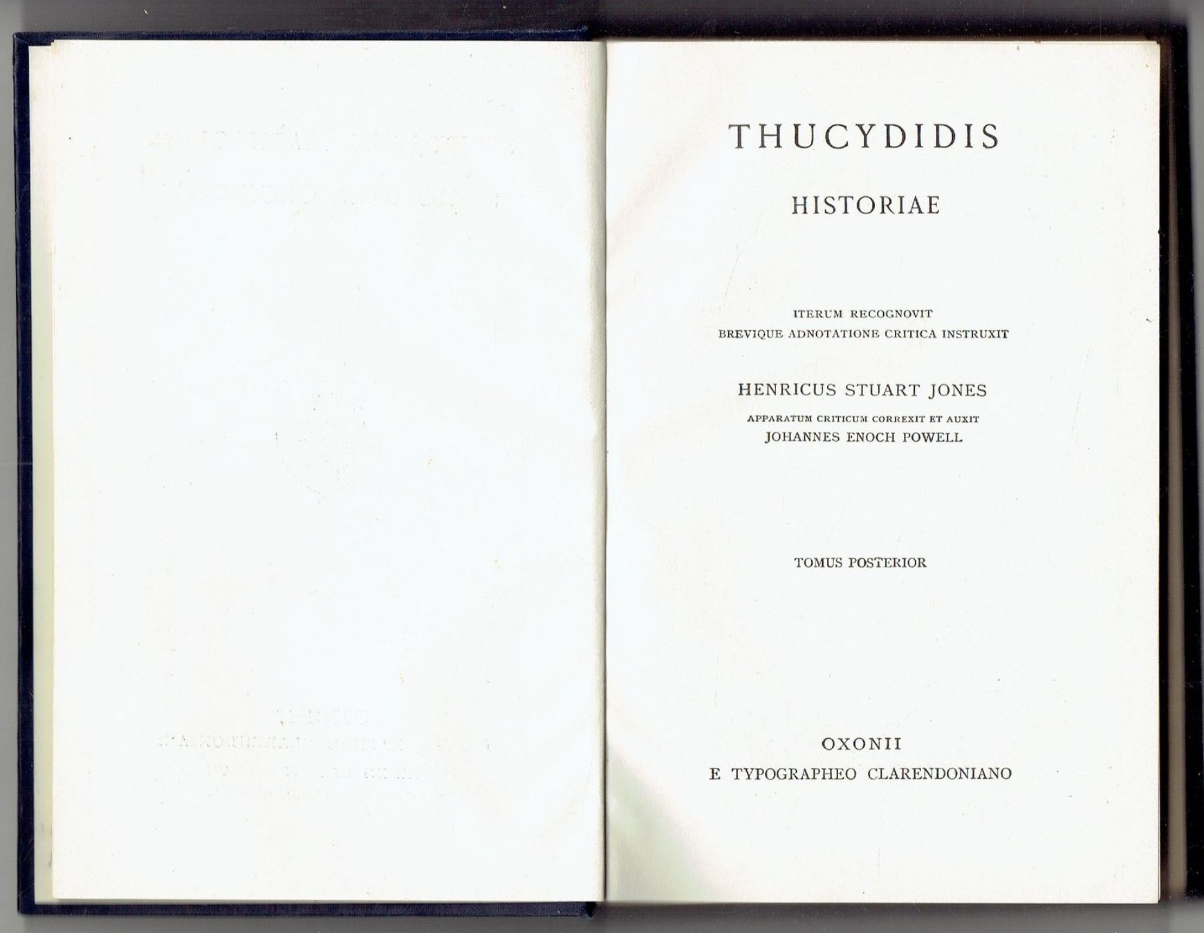Livres: THUCYDIDIS HISTORIAE – D'occasion à Flims - Dorf par Stagediver 2