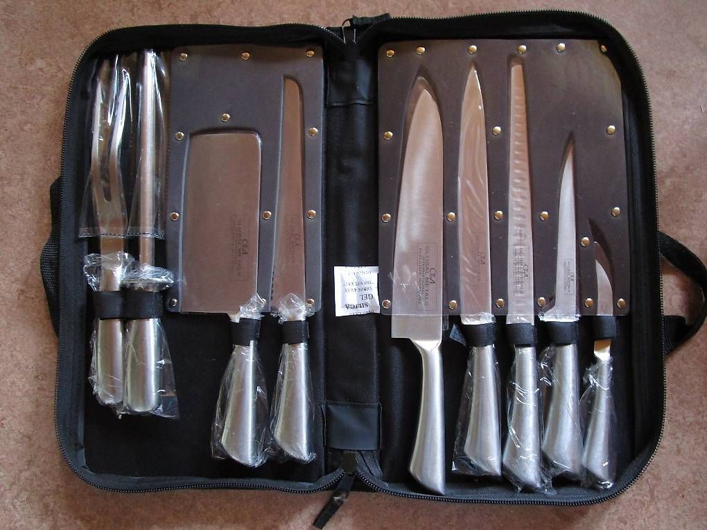 Messer: Profimesserset / set couteaux pro/ set coltelli pro – Neu und originalverpackt aus Gstaad von Ninasuisse