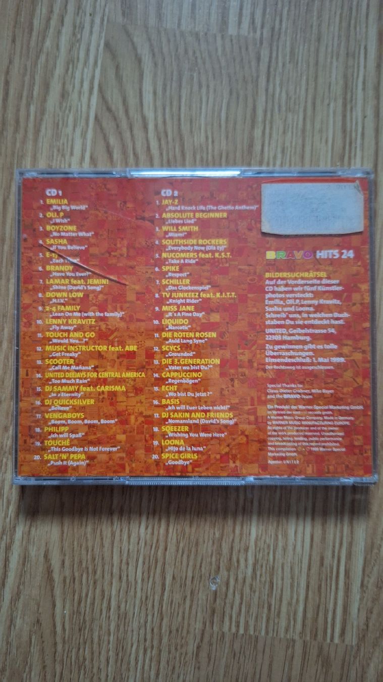 CD: Bravo Hits 24 Doppel CD  – Usato da Lützelflüh-Goldb venduto da bli_f2v9 1