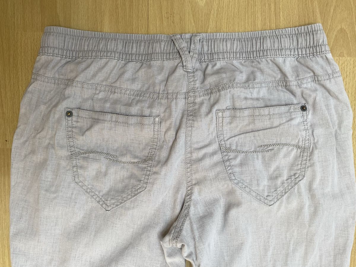 Promod Hosen: Leinen Hose leicht grau Gr.38 – Neu (gemäss Beschreibung) aus Buochs von H16 2