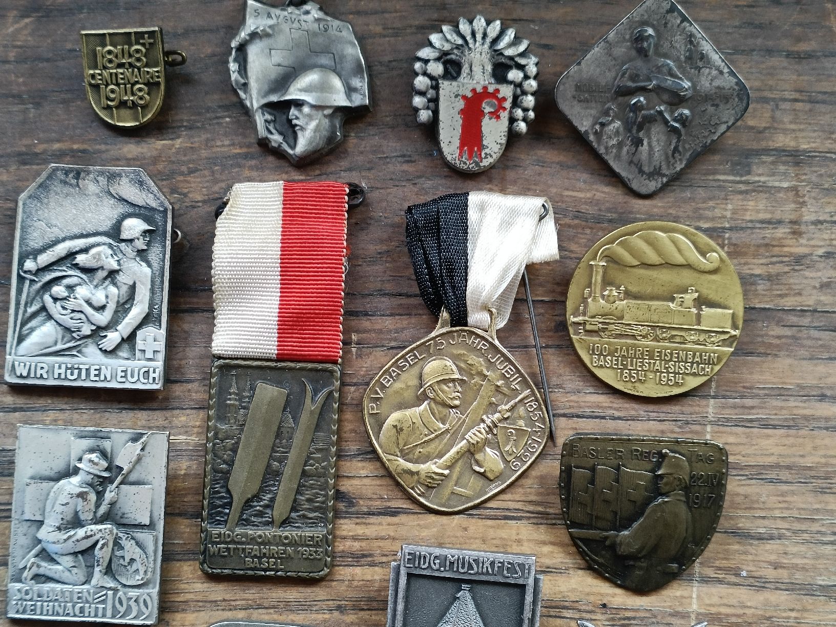 Placchette & Badge: Lot alte Abzeichen Schweiz – Usato da Brugg AG venduto da Ente015 1