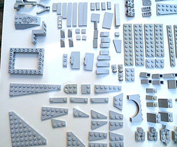Lego Kit di costruzioni: 1 Set Lego - Ersatzteile div. grau – Usato da Effretikon venduto da Heimstudio 6