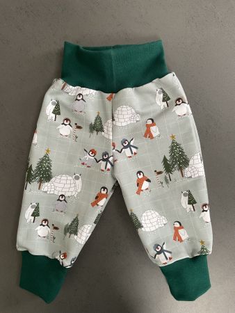 NEUE etwas wärmere Pumphose 62/68 (Pinguine)