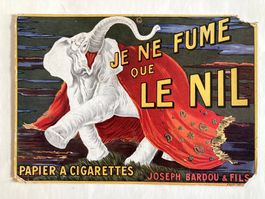 🌟Werbung Poster Aufsteller Elefant Rauchen Zigarette🌟