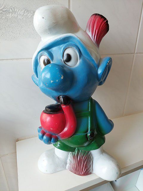 Tutte le decorazioni: schtroumpf de jardin – Usato da Nyon venduto da tekkboy1968