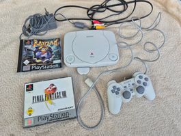 Sony PlayStation PS One Konsole mit Spielen guter Zustand