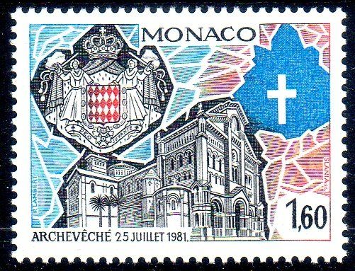 Tutti i francobolli: ** POSTFRISCH ** MONACO KATHEDRALE VON MONACO - MO45 – Nuovo (secondo la descrizione) da Losone venduto da EM2019