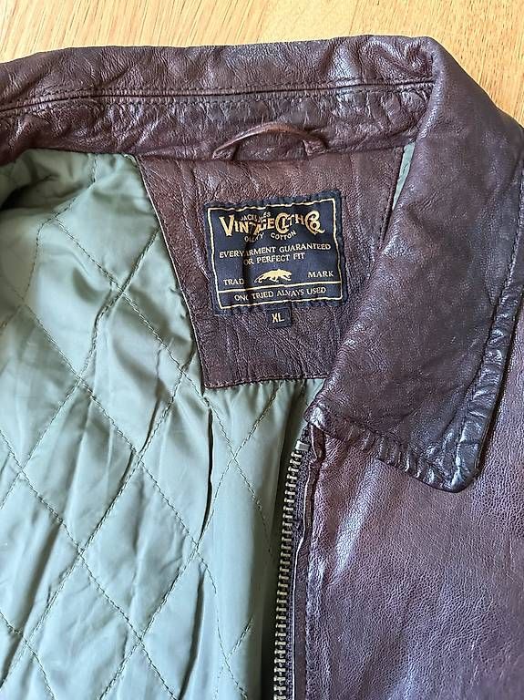 Jack & Jones Giacche: Herren Lederjacke Echtleder Gr. XL dunkelbraun – Usato da Zumikon venduto da luthien1805 4