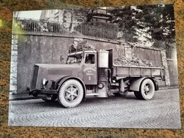 Holzvergaser-Laster Sutter Lehmann A.G. Zürich Originalfoto
