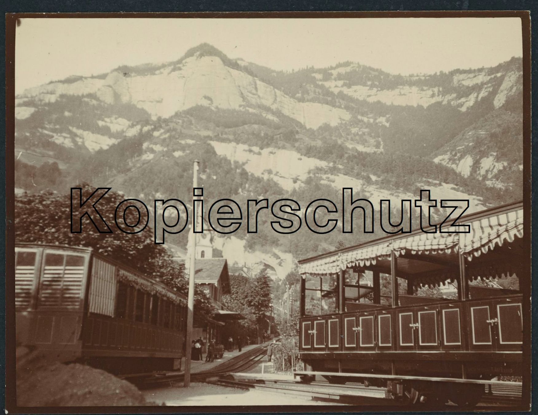 Ansichtskarten: LU Vitznau - Bahnhof - Bahn VRB – Neu (gemäss Beschreibung) aus Schindellegi von leecollect