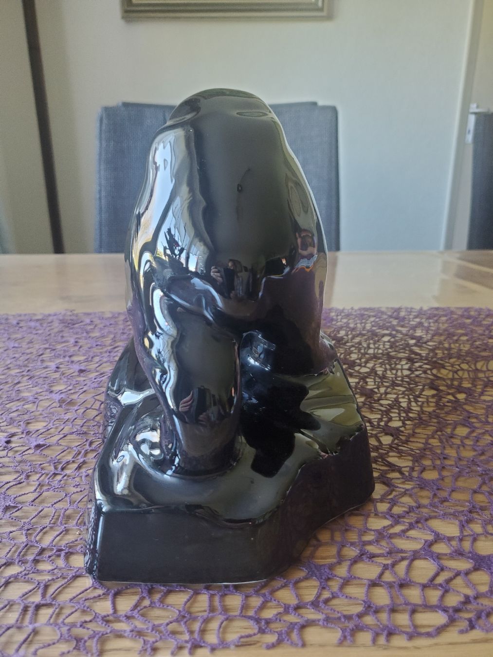Statuette: Laufen Keramik Eisbär schwarz – Usato da Frauenfeld venduto da BeneFull 3