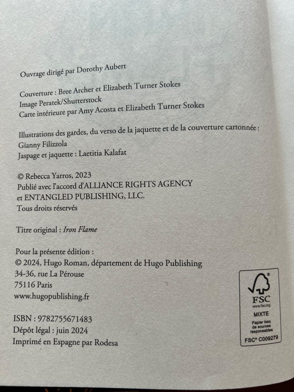 Libri: Livre relié Iron Flame 2 édition spéciale – Nuovo (secondo la descrizione) da Lausanne venduto da noh_gt5x 6